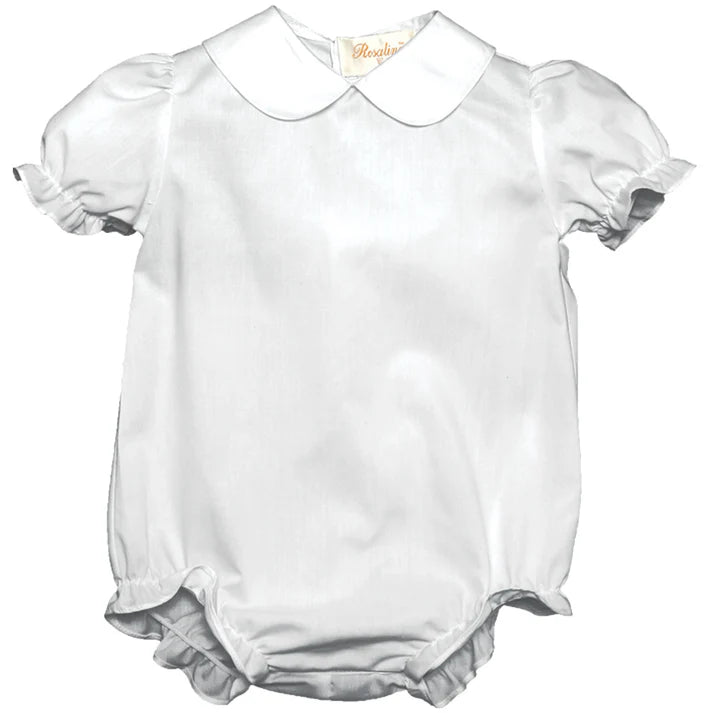Girl White Short Sleeve Bubble