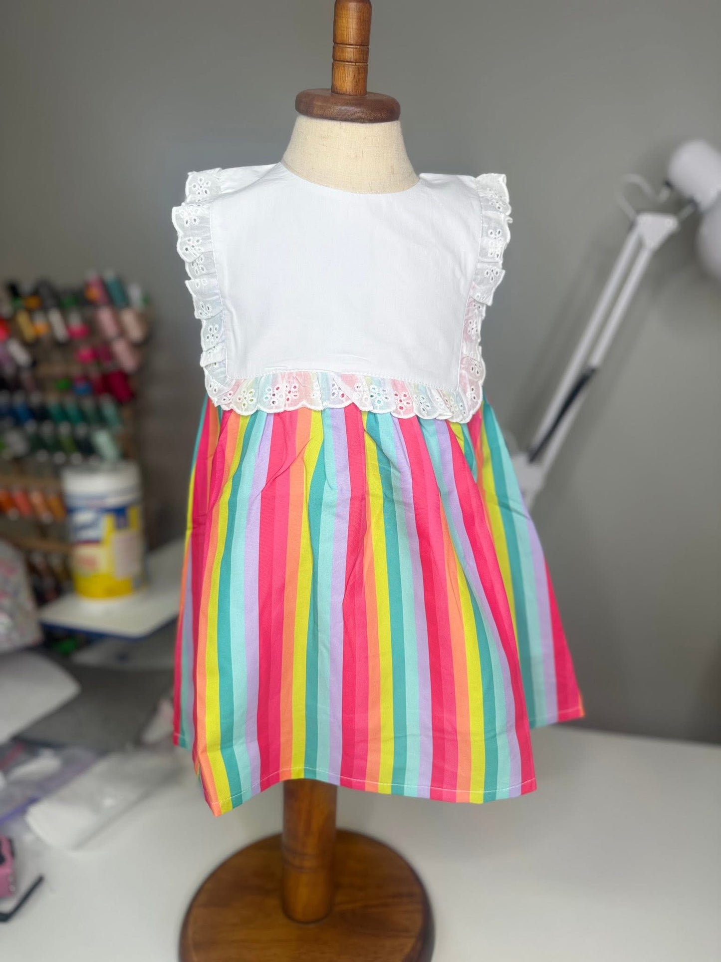 Neon Stripe Dress