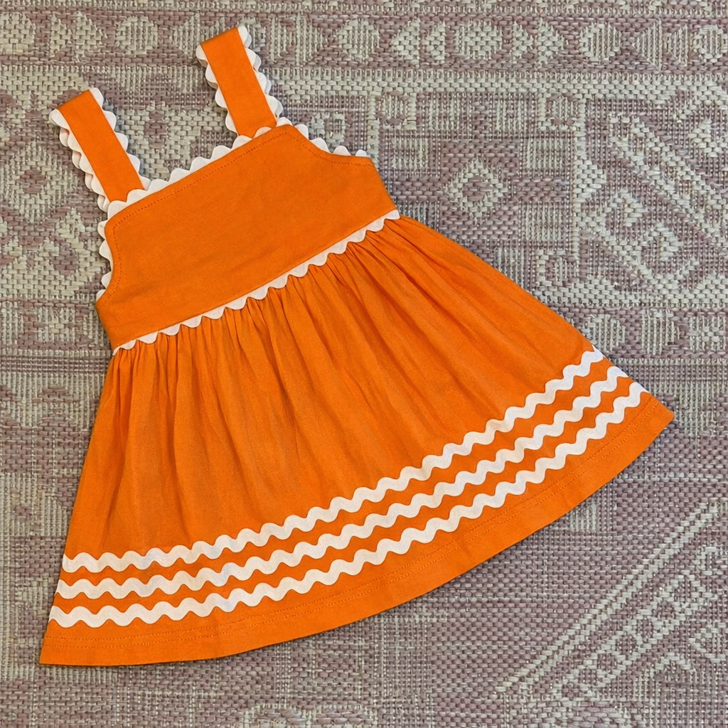 Orange Ric Rac Dress