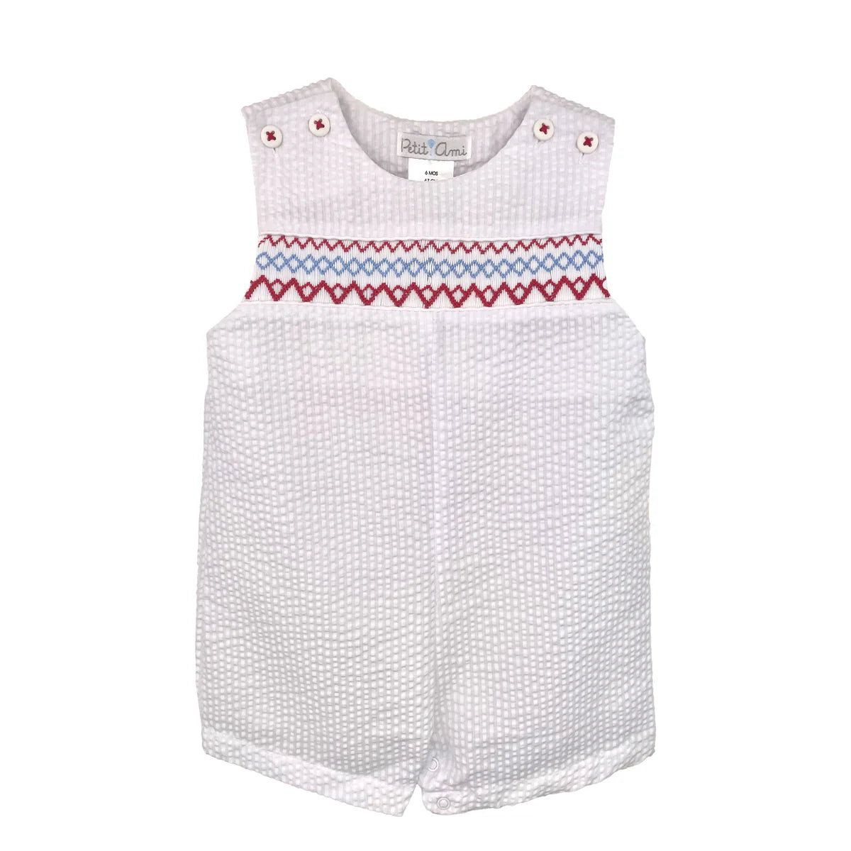 Smocked Americana Sunsuit