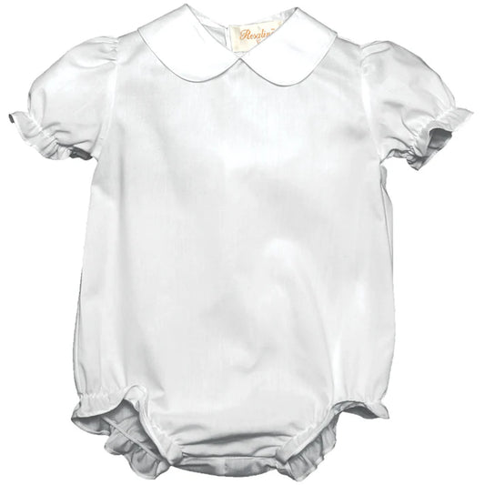 Girl White Short Sleeve Bubble