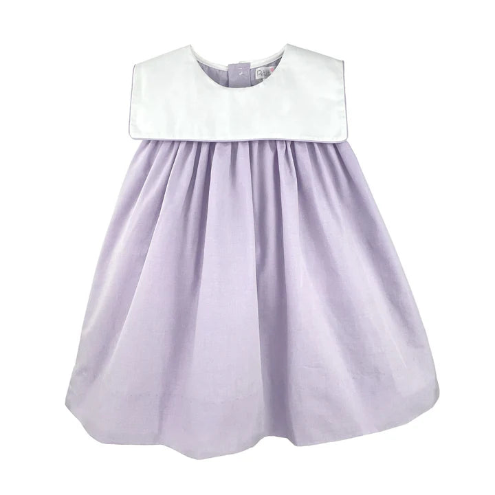 Monogram-able Dress with Square Collar