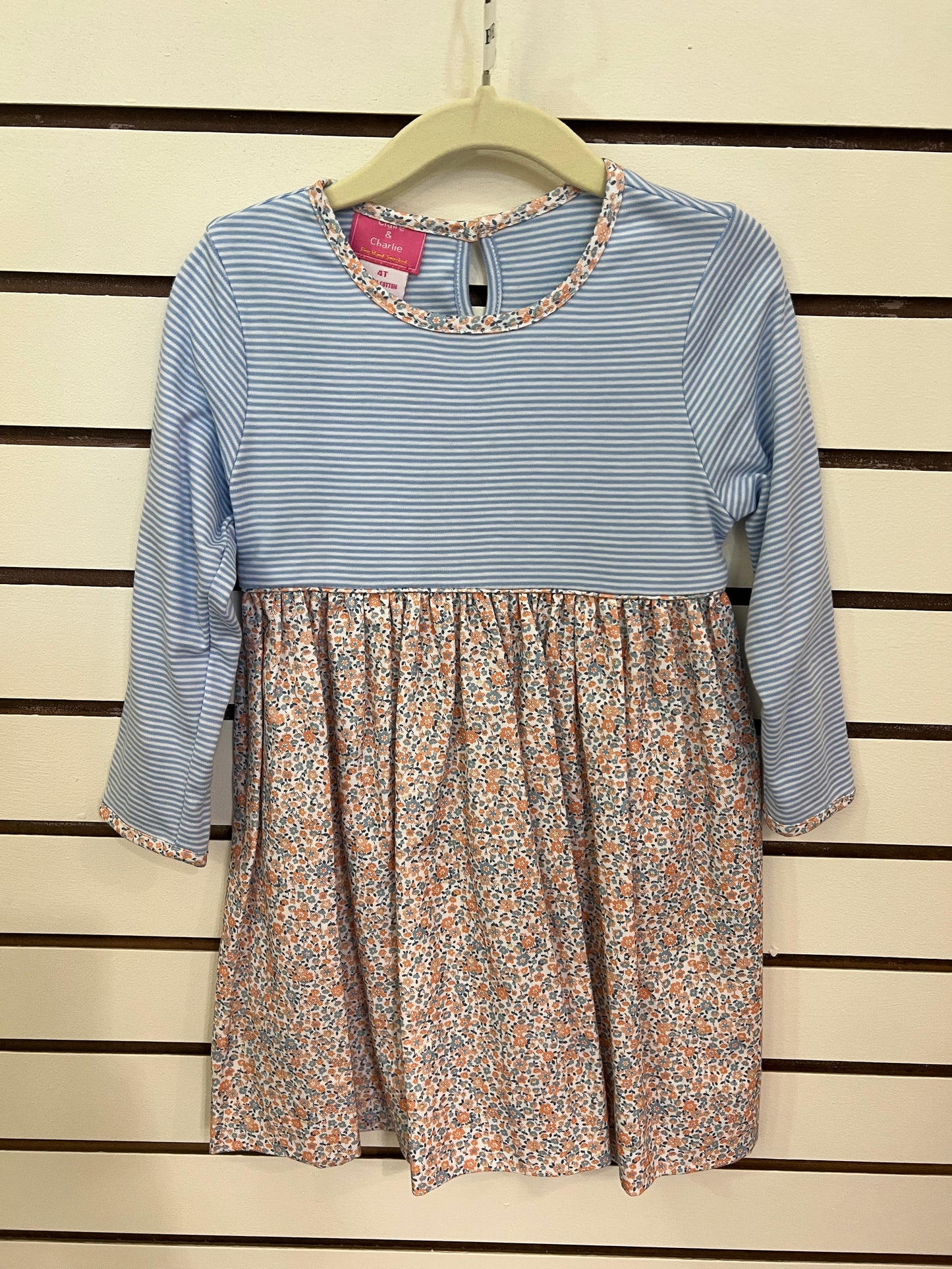 Floral Stripe Dress