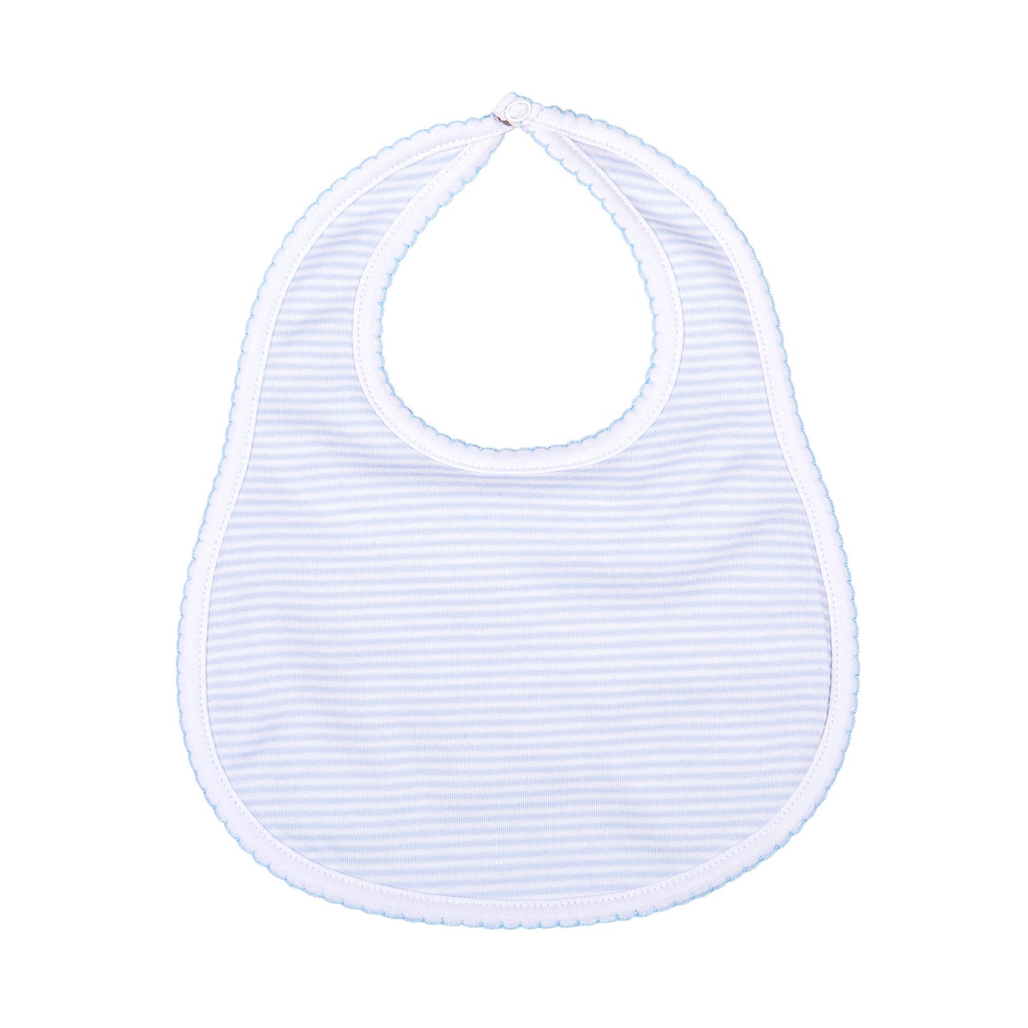 Mini Stripes Bib- Blue