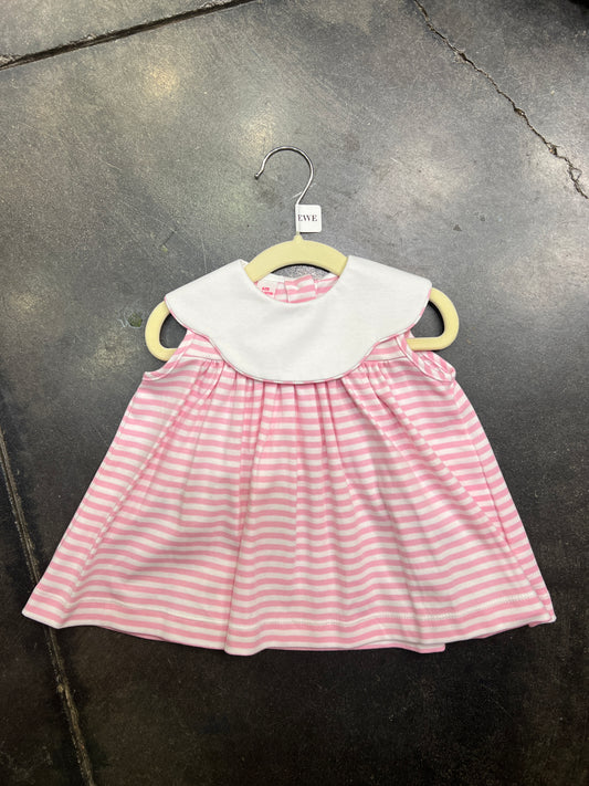 Pink Stripe Bishop Dress