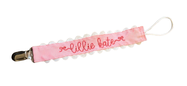 Ric Rac Pacifier Clip