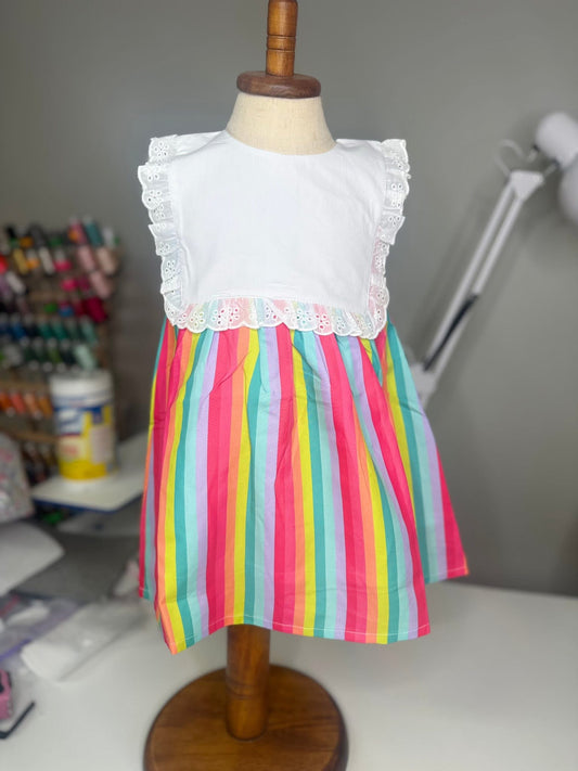 Neon Stripe Dress