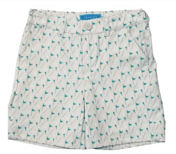 Performance Shorts - Golf Print