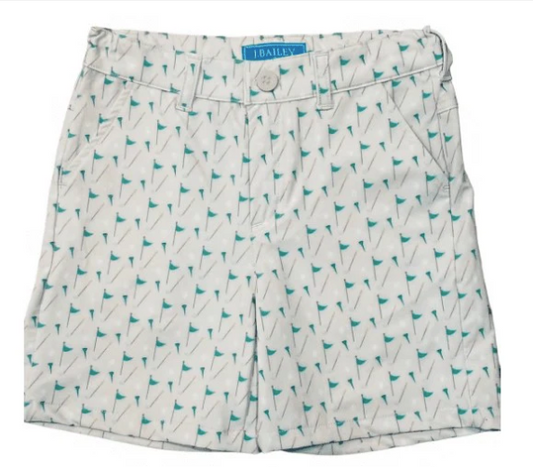 Performance Shorts - Golf Print
