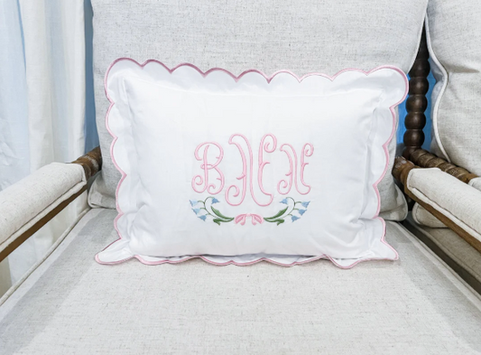 Pillowcase - Scallop Edge