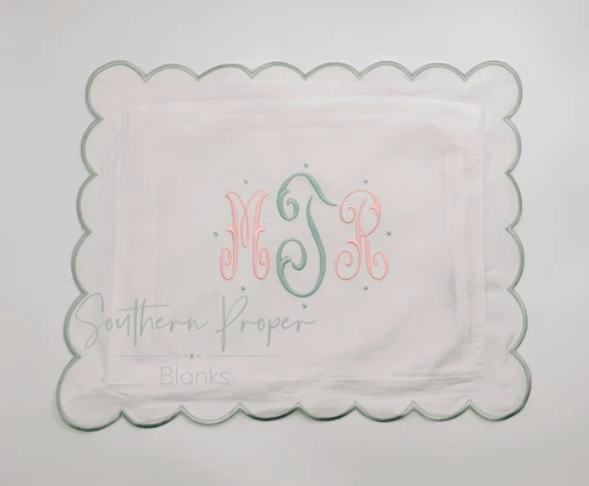 Pillowcase - Scallop Edge